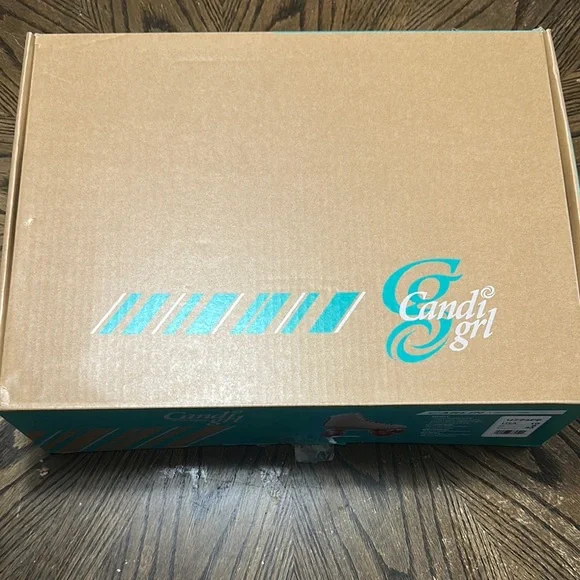 Suede Roller Skates with Pink Accents - Picture 9 of 9